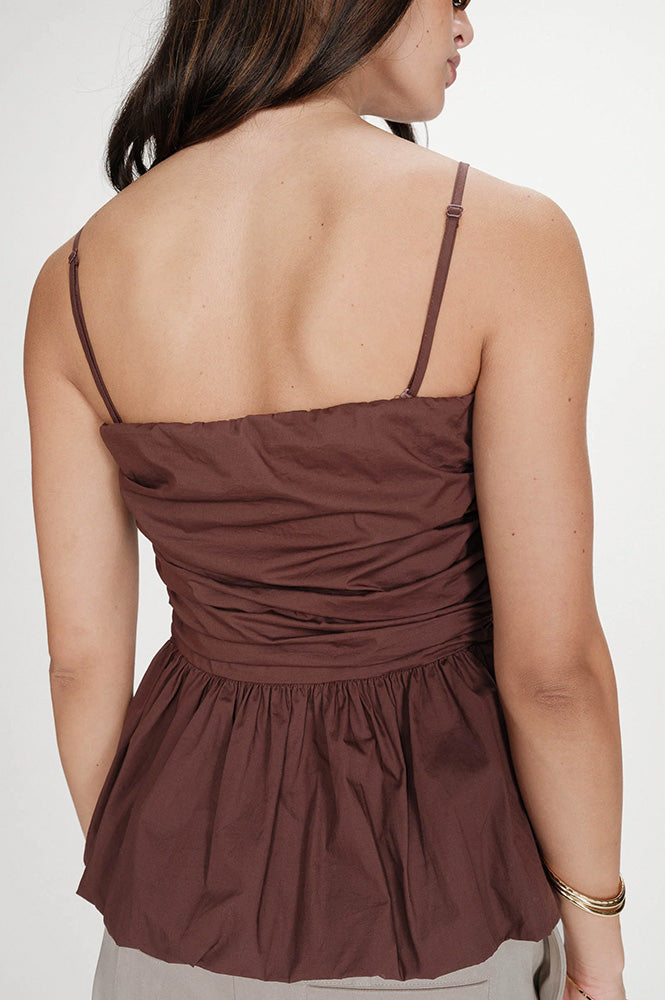 Grace & Mila Valo Chocolate Top - The Mercantile London