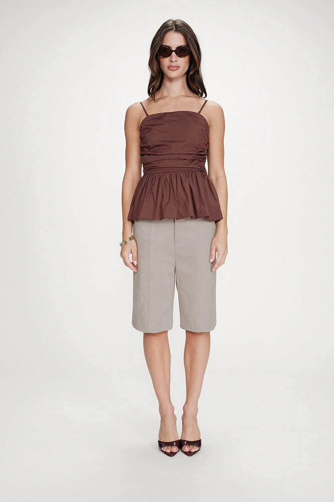 Grace & Mila Valo Chocolate Top - The Mercantile London