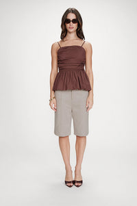 Grace & Mila Valo Chocolate Top - The Mercantile London