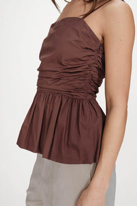 Grace & Mila Valo Chocolate Top - The Mercantile London