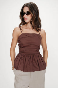 Grace & Mila Valo Chocolate Top - The Mercantile London