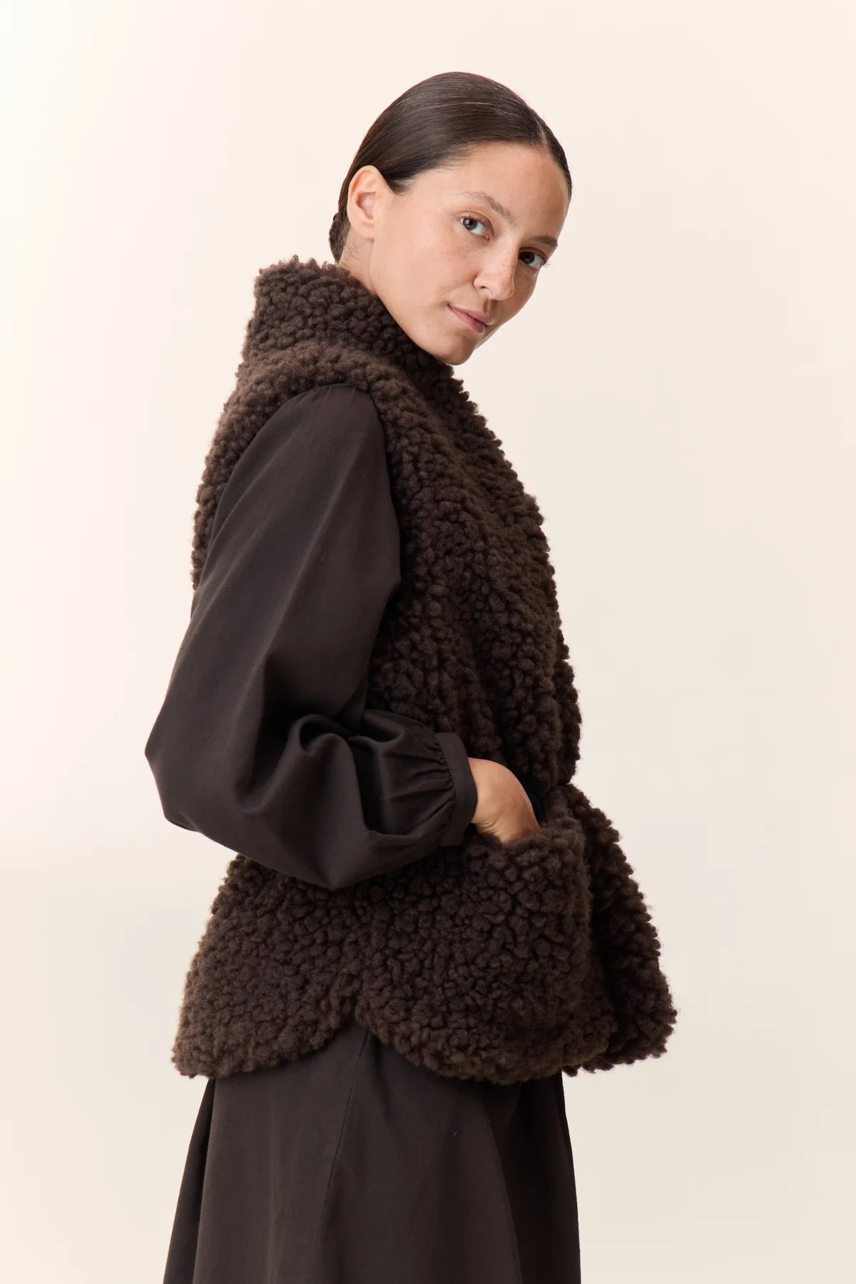 Leon & Harper Vinny Brown Gilet - The Mercantile London