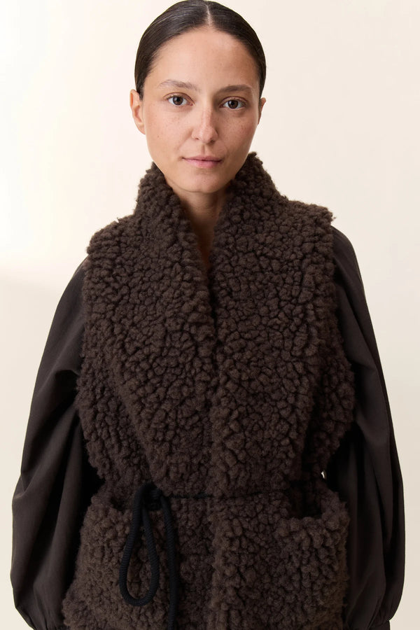 Leon & Harper Vinny Brown Gilet - The Mercantile London