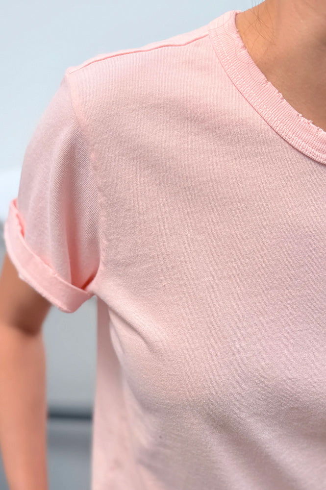 Le Bon Shoppe Vintage Boy Baby Pink Tee