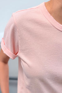 Le Bon Shoppe Vintage Boy Baby Pink Tee