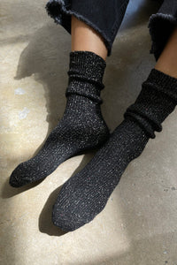Le Bon Shoppe Winter Sparkle Starry Night Socks - The Mercantile London