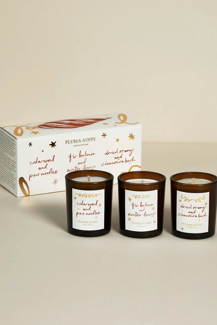 Plum & Ashby Winter Votive Set