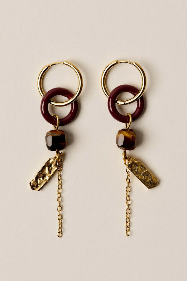 Sessùn Toti Coffea Doré Earrings - The Mercantile London