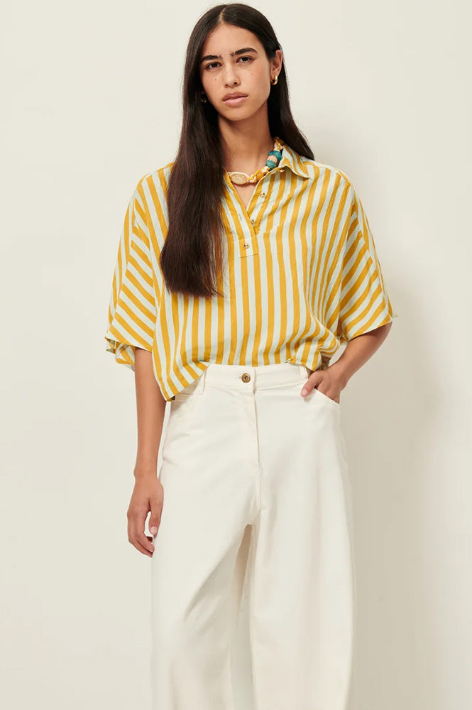 Sessùn Lido Lagune Striped Shirt - The Mercantile London