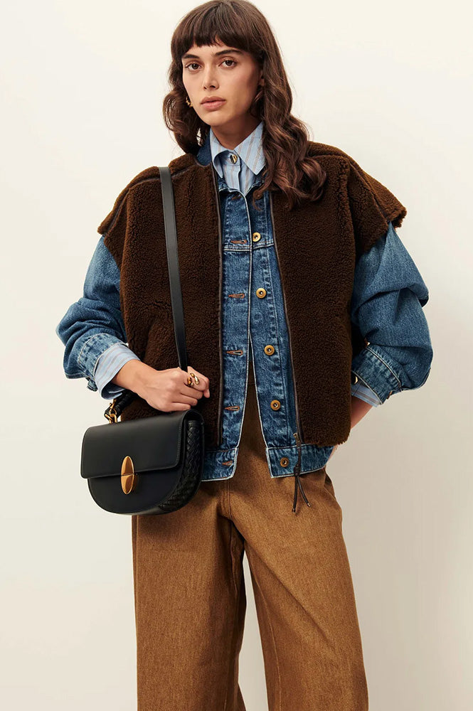 Sessùn Mounty Dark Earth Gilet - The Mercantile London