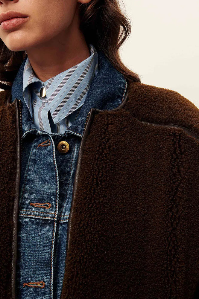 Sessùn Mounty Dark Earth Gilet - The Mercantile London