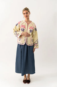 Lolly's Laundry Wilma Creme Jacket - The Mercantile London