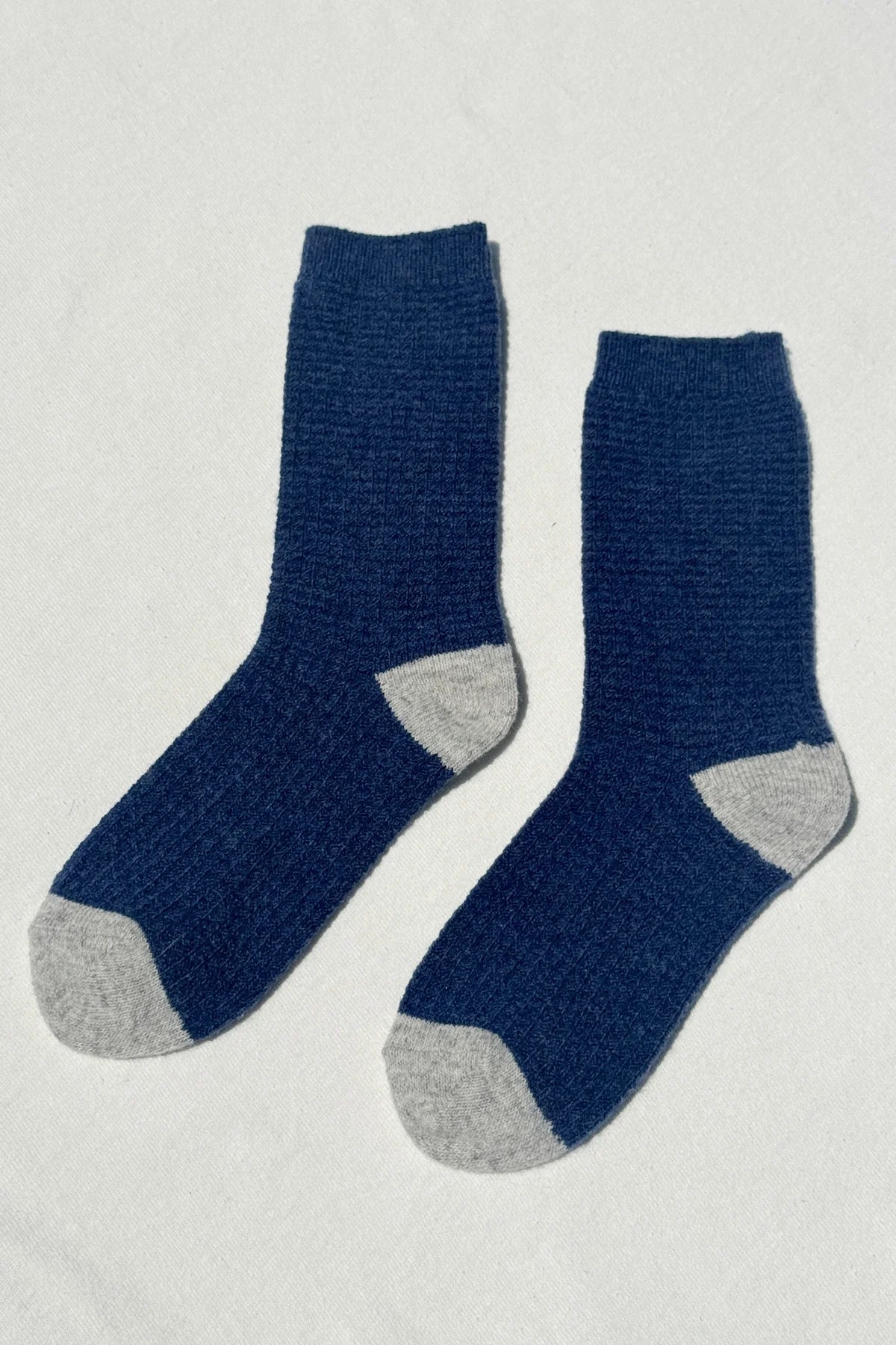Le Bon Shoppe Denim Wool Waffle Socks - The Mercantile London