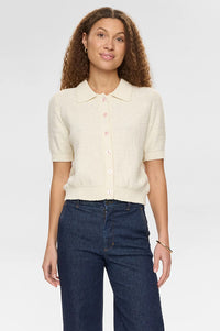 Numph Zola Cloud Dancer Cardigan - The Mercantile London