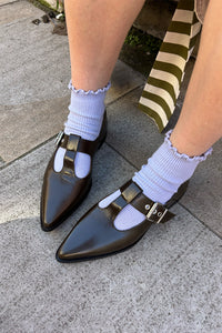 Billi Bi Forest Green Ballet Pumps - The Mercantile London