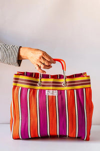 Constance & Denny Striped Carry All Bag