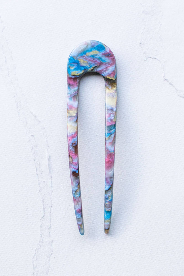 Eco The French Hair Pin: Ocean Blue - The Mercantile London