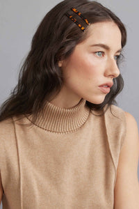 Eco Simple Hair Bobby Pin Set: Olive Pearl - The Mercantile London