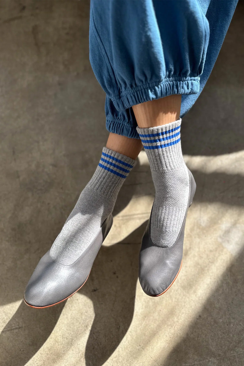 Le Bon Shoppe Girlfriend Grey Socks - The Mercantile London