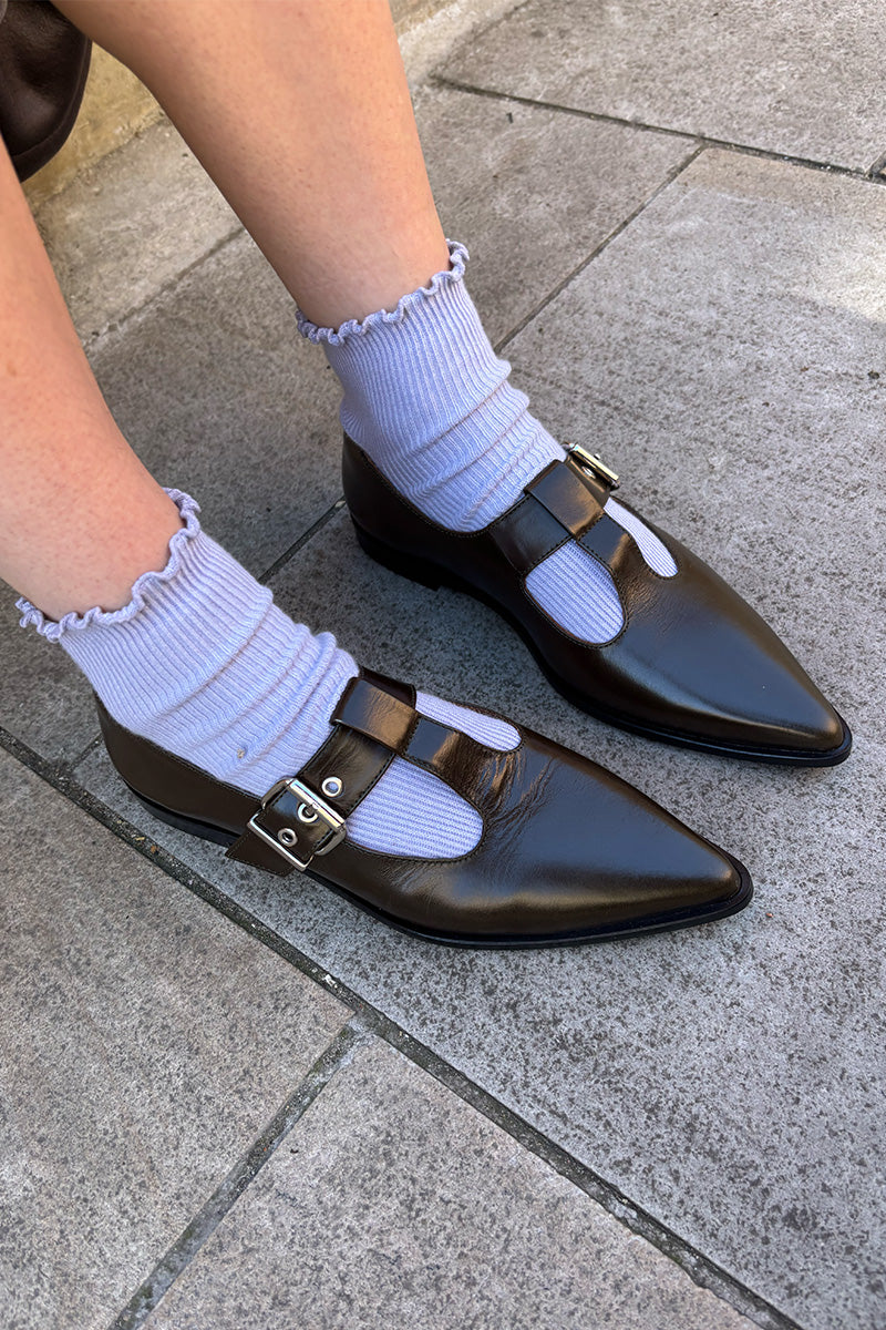 Billi Bi Forest Green Ballet Pumps - The Mercantile London