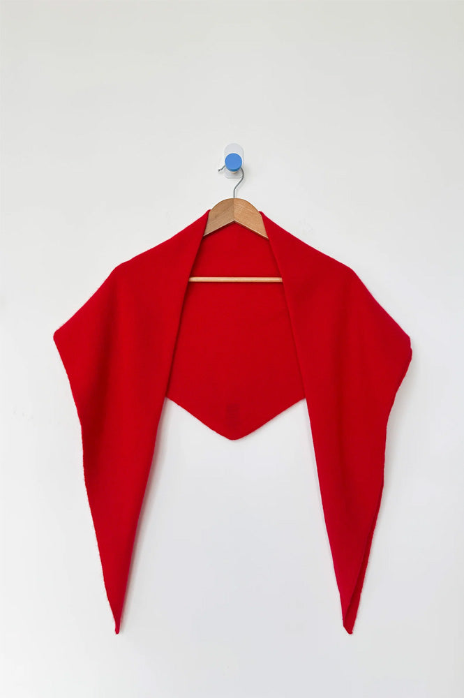 Le Bon Shoppe Red Cashmere Shawl