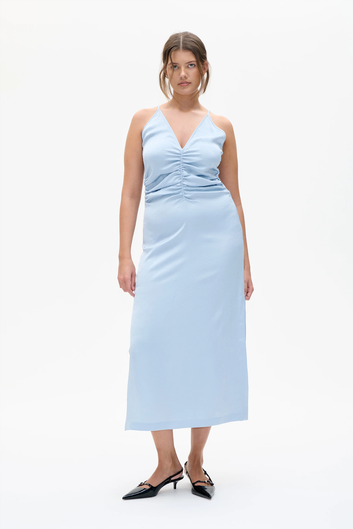 Baum Und Pferdgarten Atalia Subdued Blue Dress - The Mercantile London