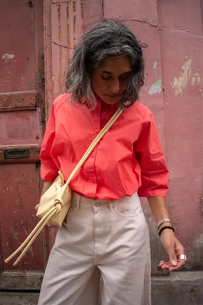 Frau Abu Dhabi Hot Coral Shirt