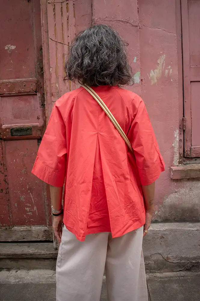 Frau Abu Dhabi Hot Coral Shirt
