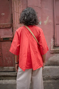 Frau Abu Dhabi Hot Coral Shirt