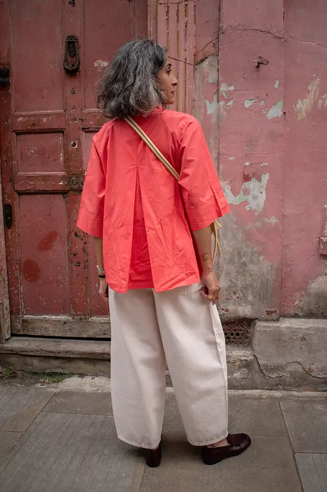 Frau Abu Dhabi Hot Coral Shirt
