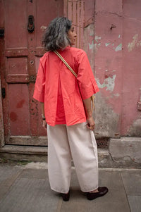 Frau Abu Dhabi Hot Coral Shirt