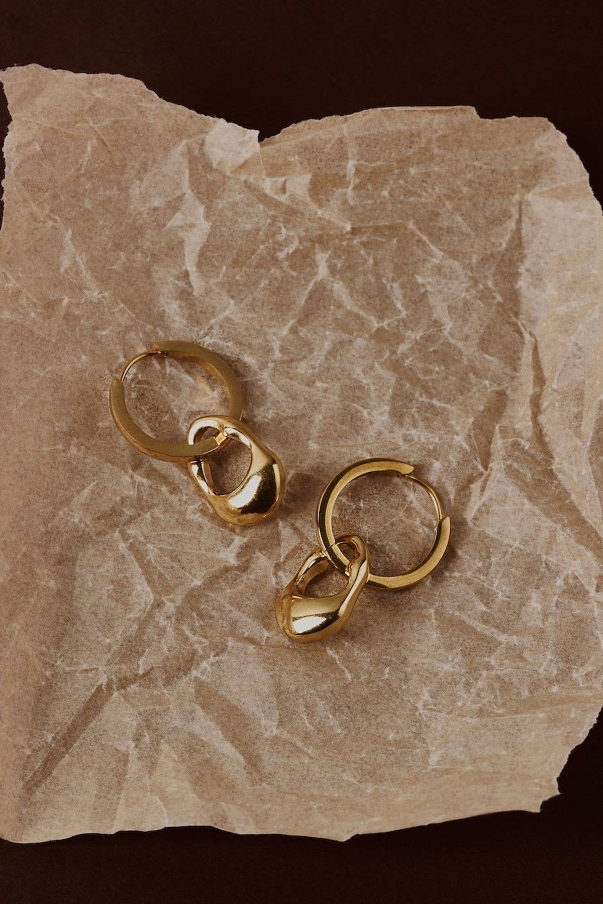 Neve Hoops: Yellow Gold - The Mercantile London