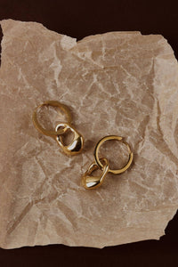Neve Hoops: Yellow Gold - The Mercantile London