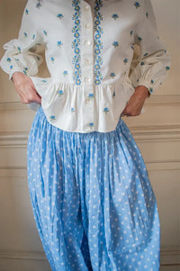 Daydress Pascale Aegean Embroidered Shirt - The Mercantile London