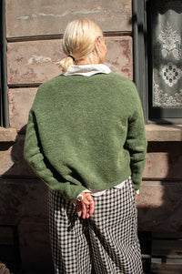 Object Agate Bronze Green Cardigan