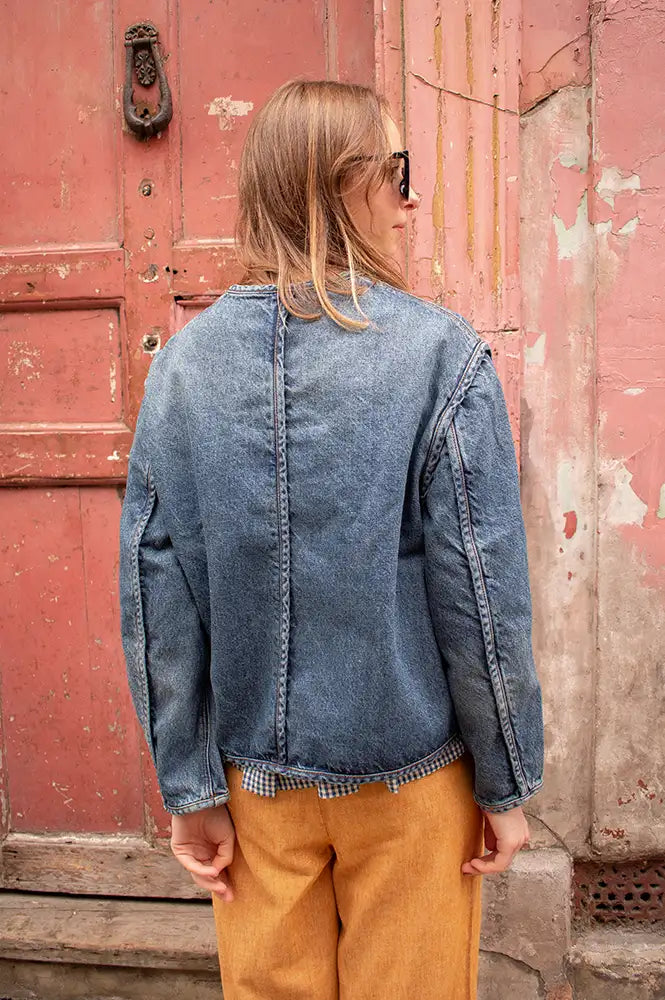 Soeur Agatha Indigo Denim Jacket - The Mercantile London