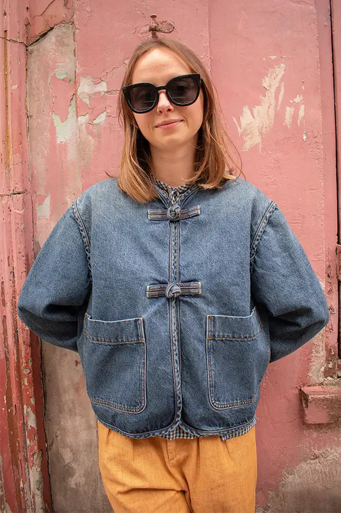 Soeur Agatha Indigo Denim Jacket - The Mercantile London