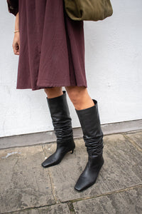 Alohas Kalila Black Leather Boots - The Mercantile London