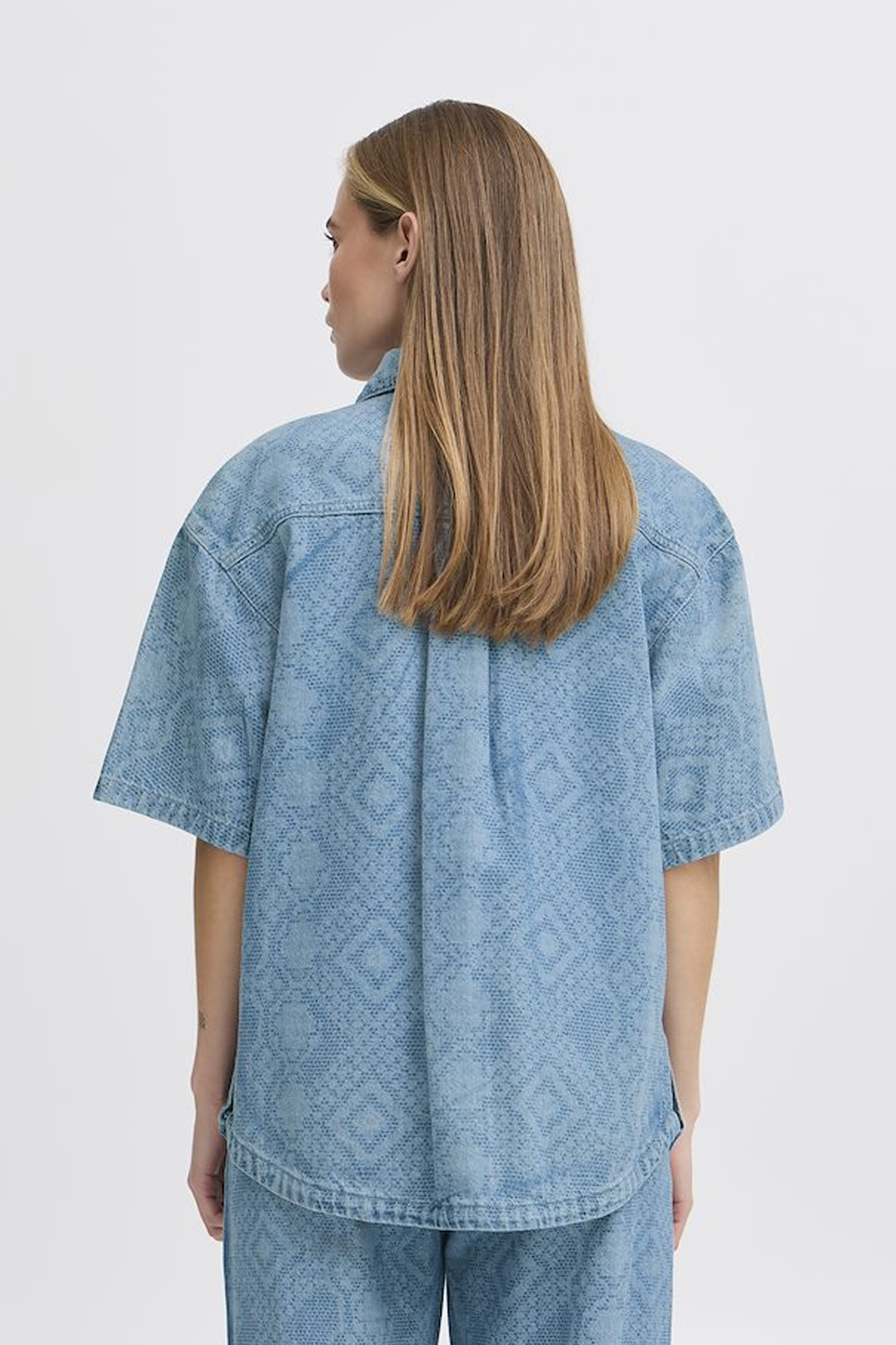 ICHI Amilias Denim Shirt - The Mercantile London