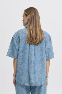 ICHI Amilias Denim Shirt - The Mercantile London