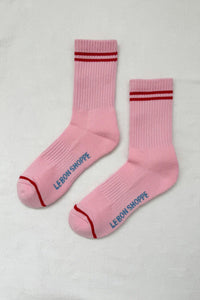 Le Bon Shoppe Boyfriend Amour Pink Socks - The Mercantile London
