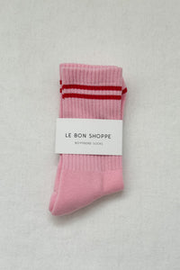 Le Bon Shoppe Boyfriend Amour Pink Socks - The Mercantile London
