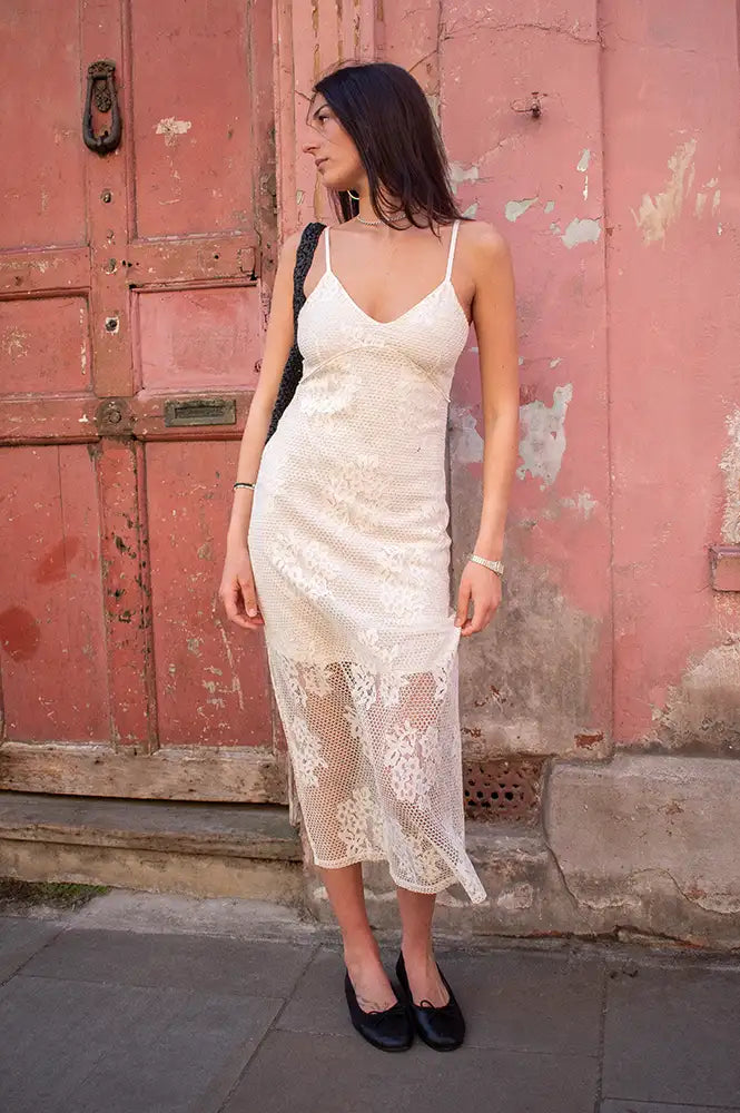 Object Augusta Birch Midi Dress - The Mercantile London