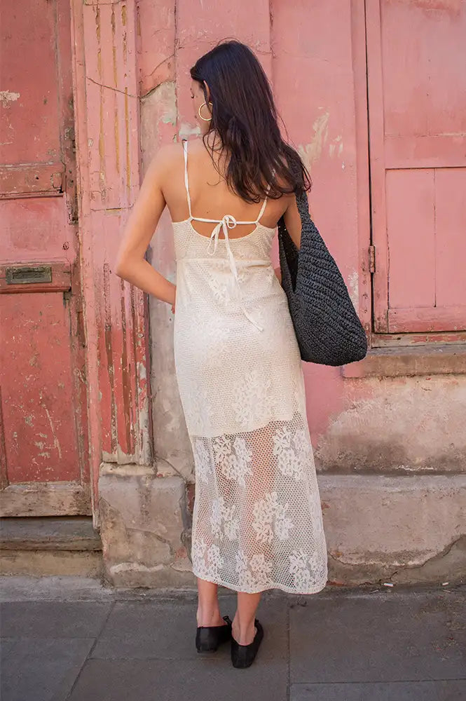 Object Augusta Birch Midi Dress - The Mercantile London