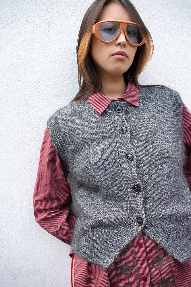 Maison Anje Bokka Argent Vest