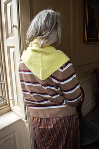 Maison Anje Bassidy Acid Green Scarf