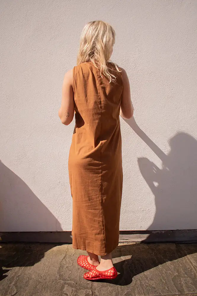 Maison Anje Delmina Cacao Dress - The Mercantile London