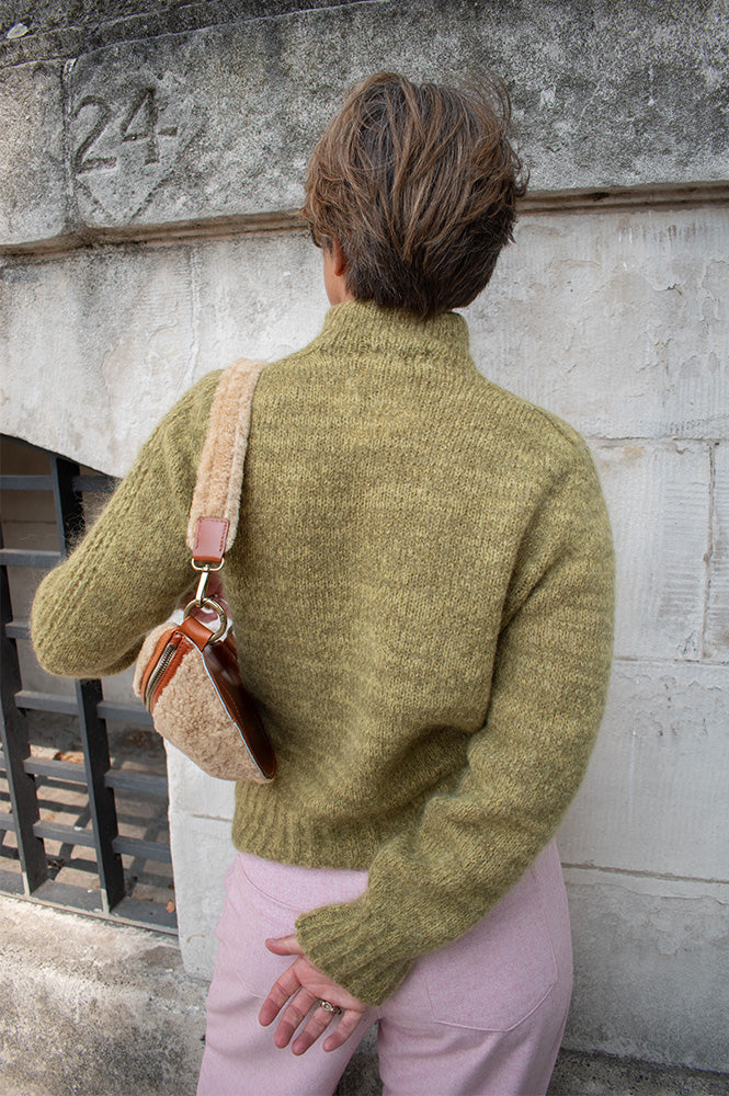 Maison Anje Brima Olive Jumper - The Mercantile London