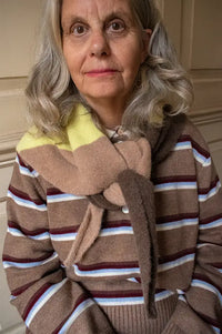 Maison Anje Bassidy Acid Green Scarf