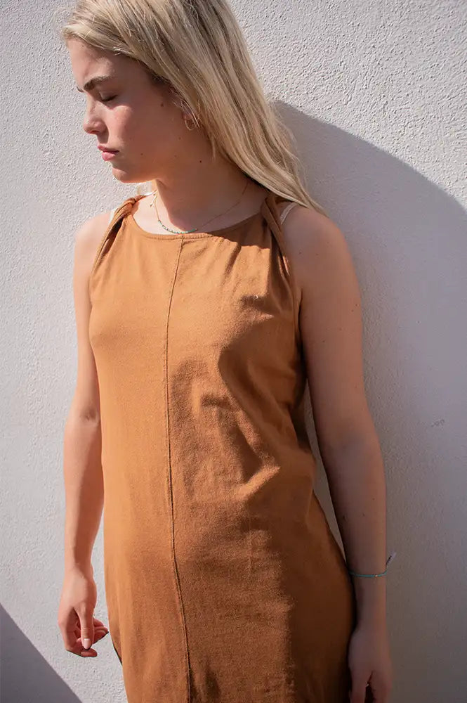 Maison Anje Delmina Cacao Dress - The Mercantile London